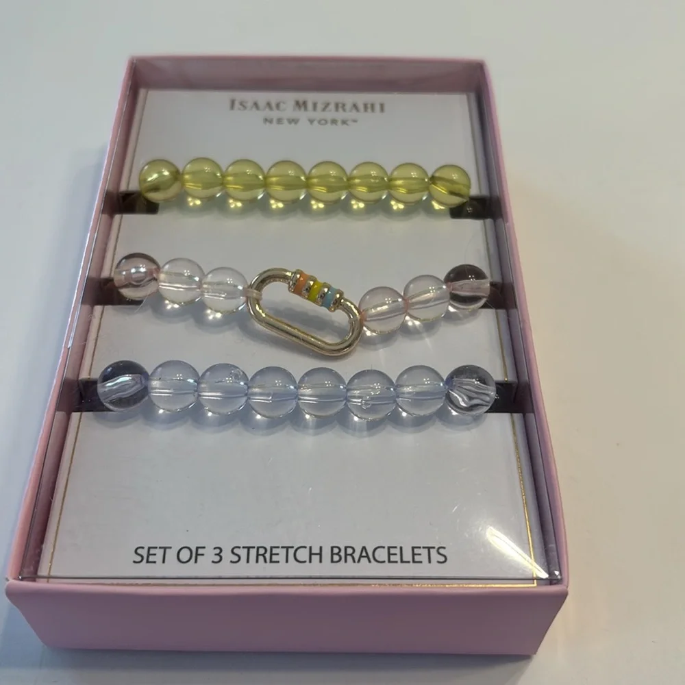 Isaac Mizrahi Stretch Bracelet Box Set of 3